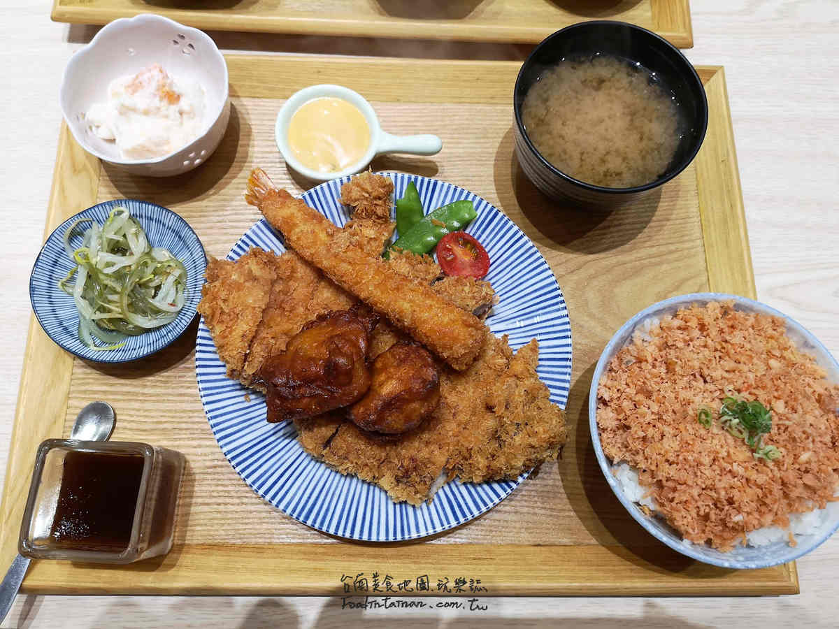 臺南平價日式定食丼飯美食推薦-築地大將丼定食