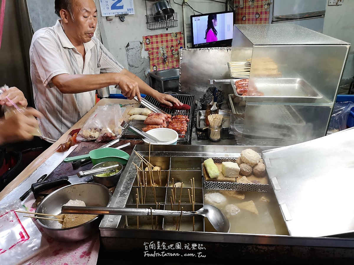 臺南推薦臺式平價宵夜點心下午茶-林森路無名大腸香腸關(guān)東煮