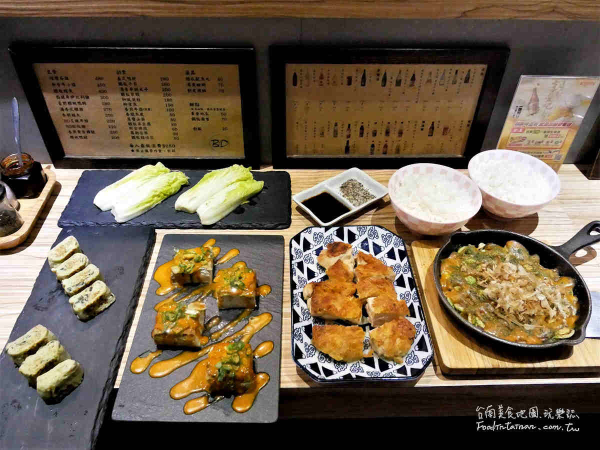 臺南在地人推薦的居酒屋鐵板料理-BD 鐵板食作。臺南鐵板魂。啤酒。